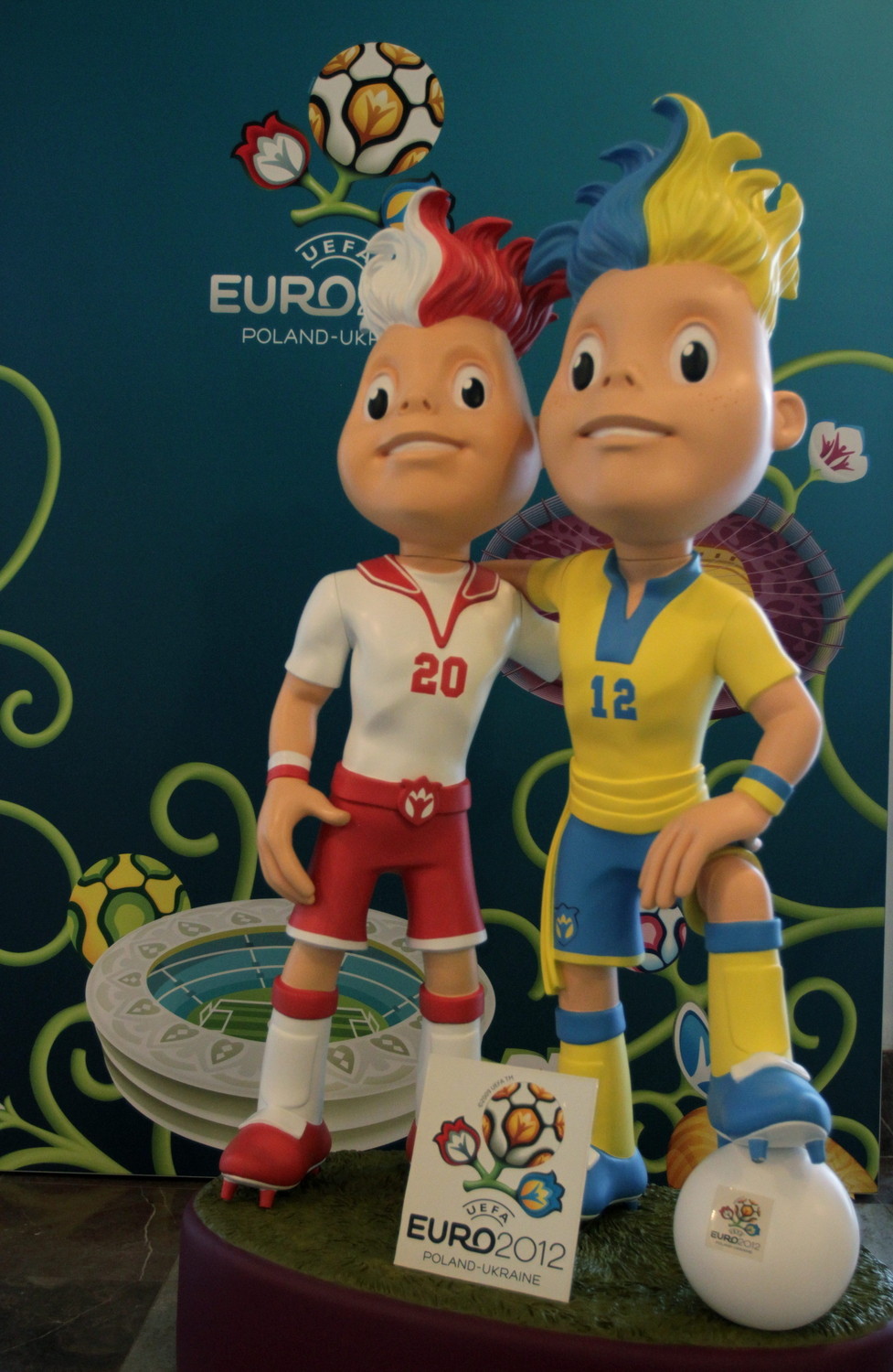 Maskotki Euro 2012