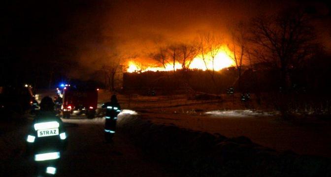 Pożar w Glinczu