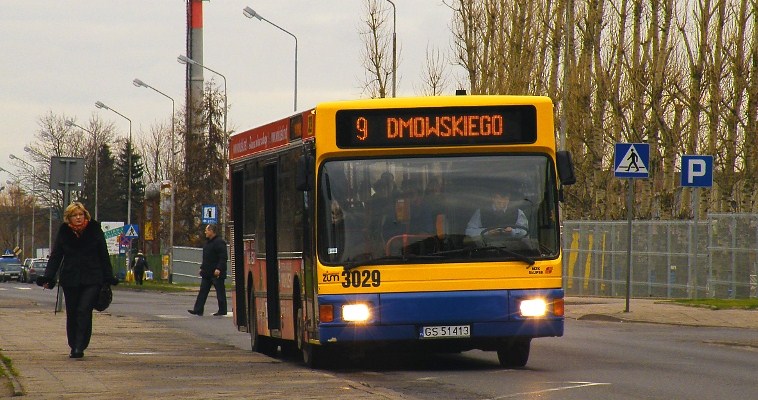 Znacznie mniej autobusów
