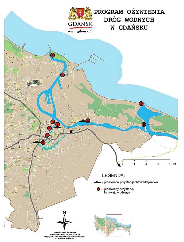 Gdańsk zwiedzimy wodnym tramwajem