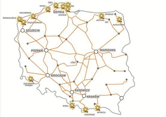 Pociągiem nad morze