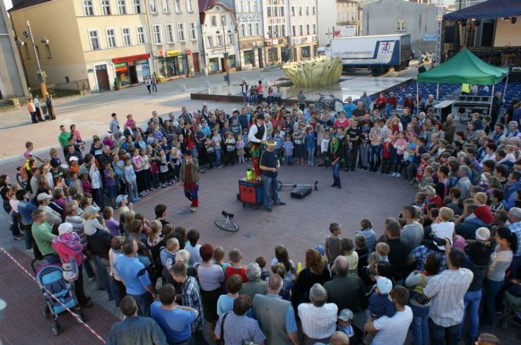 Nowy piękny rynek na Kaszubach