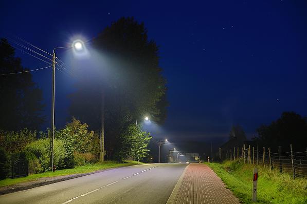 Nowoczesne oświetlenie na Kaszubach. Pierwsze w Polsce