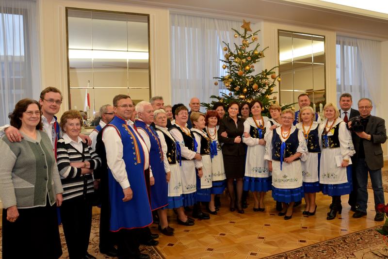 Kaszubi z Kosakowa u Marszałek Ewy Kopacz