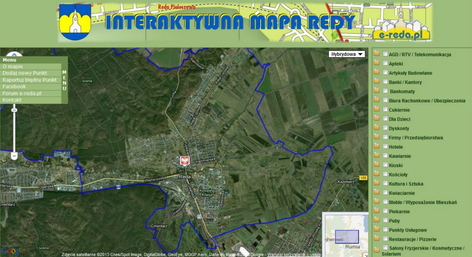 Interaktywna Mapa Redy. Spontaniczny pomysł forumowiczów