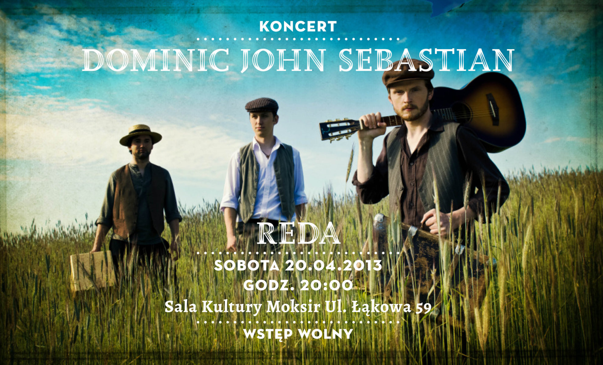 Koncert Dominic John Sebastian w Redzie. Posłuchaj