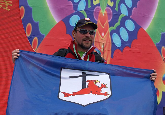 Łebianin na Festiwalu Latawców w chińskim Weifang