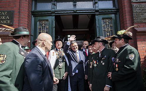 Prezydent RP Bronisław Komorowski na Kaszubach