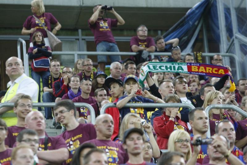 Remis w meczu Lechii Gdańsk z Barceloną