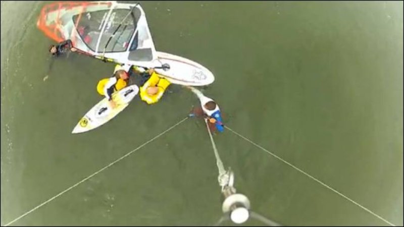 Windsurferzy uratowali żeglarzy. Niecodzienna akcja