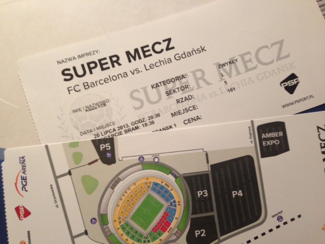 Mecz Lechia Gdańsk – FC Barcelona został odwołany