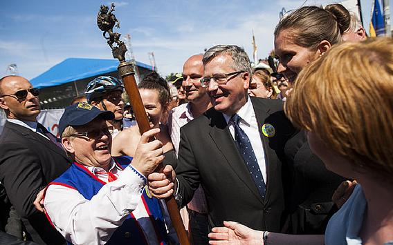 Prezydent Bronisław Komorowski na Światowym Zjeździe Kaszubów