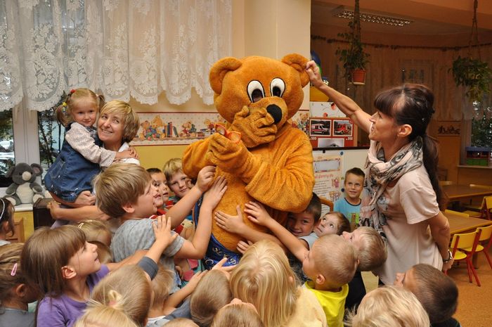 Policjanci o bezpieczeństwie przedszkolaków