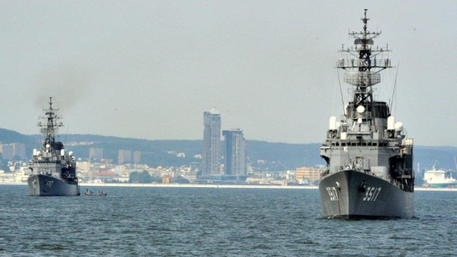 Japońskie okręty zawitały do Gdyni. Po raz pierwszy w historii