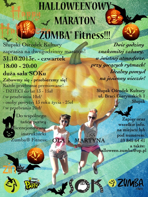 Halloweenowy Maraton Zumby w Słupsku