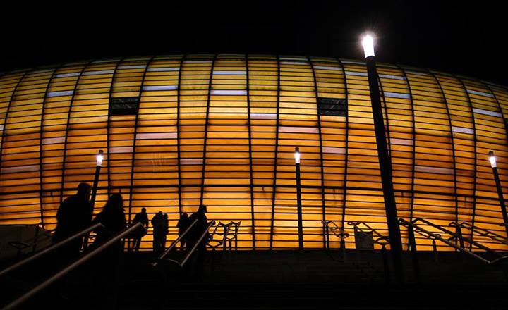 Nocne zwiedzanie PGE Areny w Helloween