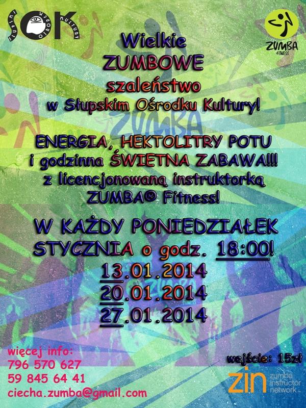 Styczniowe spotkania z Zumbą w Słupsku