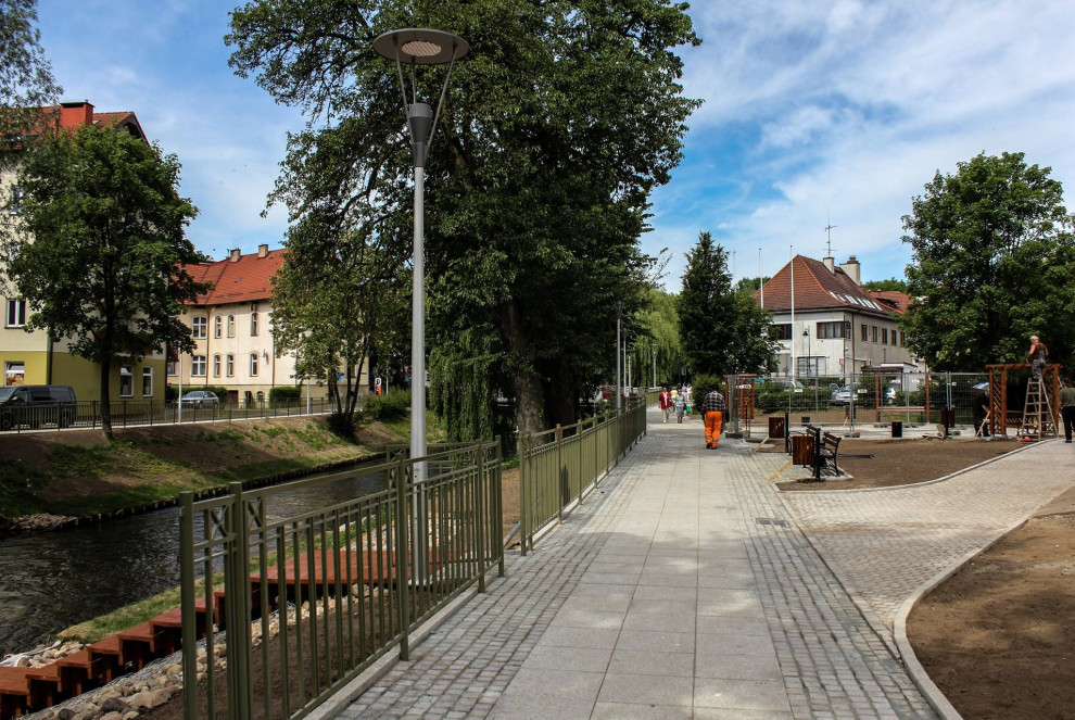 Nowa odsłona bulwarów nad rzeką Łebą w Lęborku