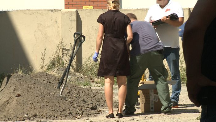Szczątki kości z okresu II wojny światowej znalezione w Słupsku