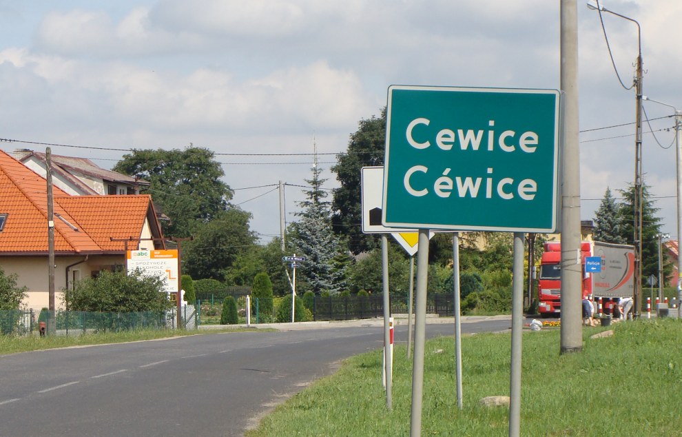 W gminie Cewice staną tablice z kaszubskimi nazwami miejscowości