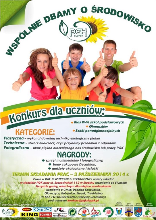 Wspólnie dbamy o środowisko. Weź udział w konkursie i zgarnij nagrody