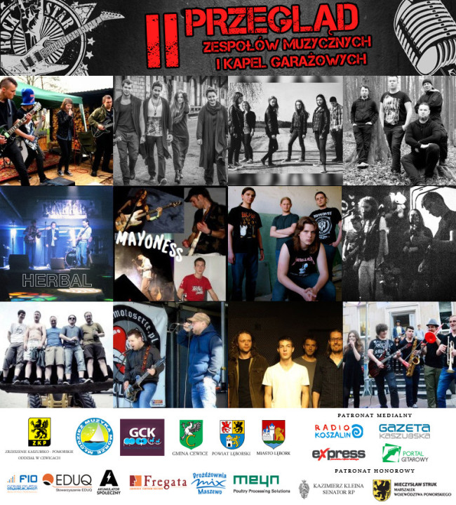 II Przegląd Zespołów Muzycznych i Kapel Garażowych w Cewicach