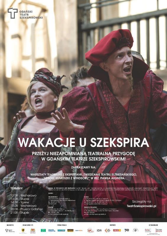 Słupski Ośrodek Kultury zaprasza na „Wakacje u Szekspira”