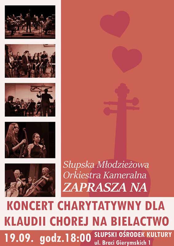 Koncert charytatywny dla chorej na bielactwo Klaudii
