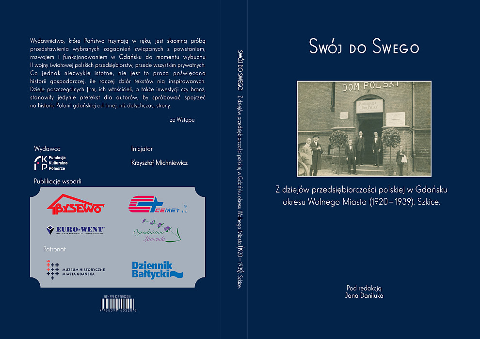 Polscy przedsiębiorcy Wolnego Miasta Gdańska w publikacji „Swój do swego…”