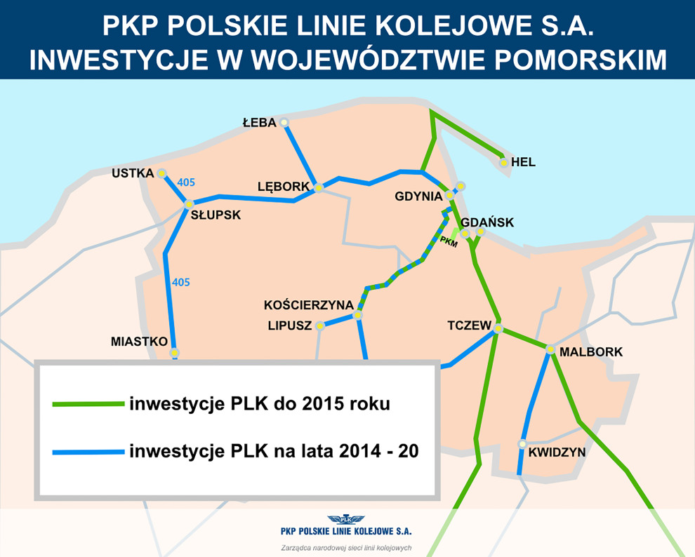249 mln zł na rewitalizację linii kolejowej z Miastka do Ustki
