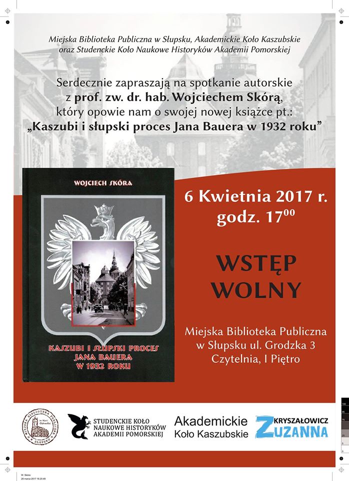 Kaszubskie wątki pojawią się w najbliższy czwartek w Miejskiej Bibliotece Publicznej w Słupsku