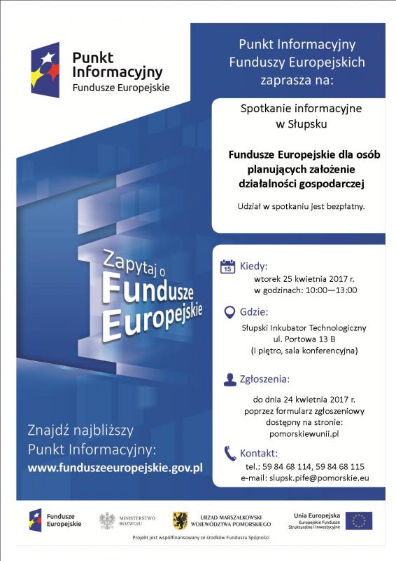 Chcesz założyć działalność gospodarczą? Przyjdź na spotkanie informacyjne w Słupsku