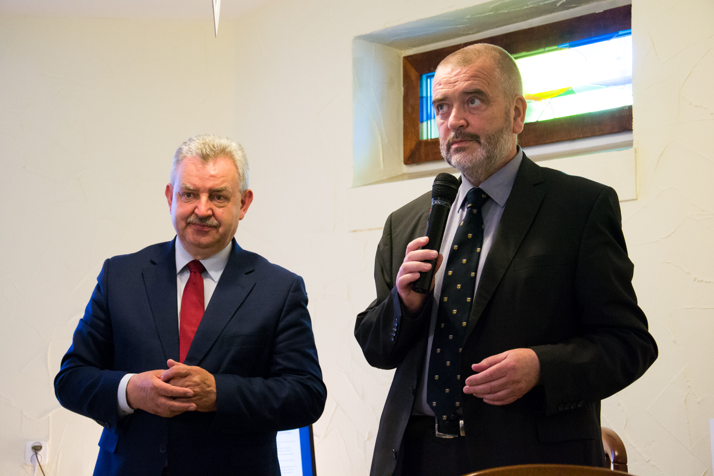 Profesor Dariusz Filar na spotkaniu Klubu Obywatelskiego Lęborku