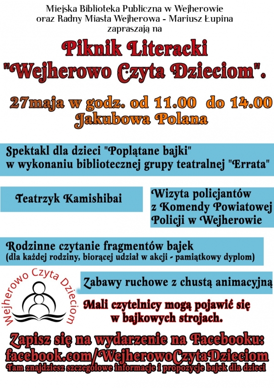 Wejherowo będzie czytać dzieciom!