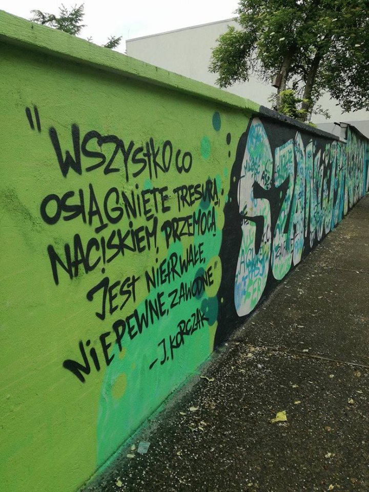 PRZEMOCY NIE – graffiti w Słupsku