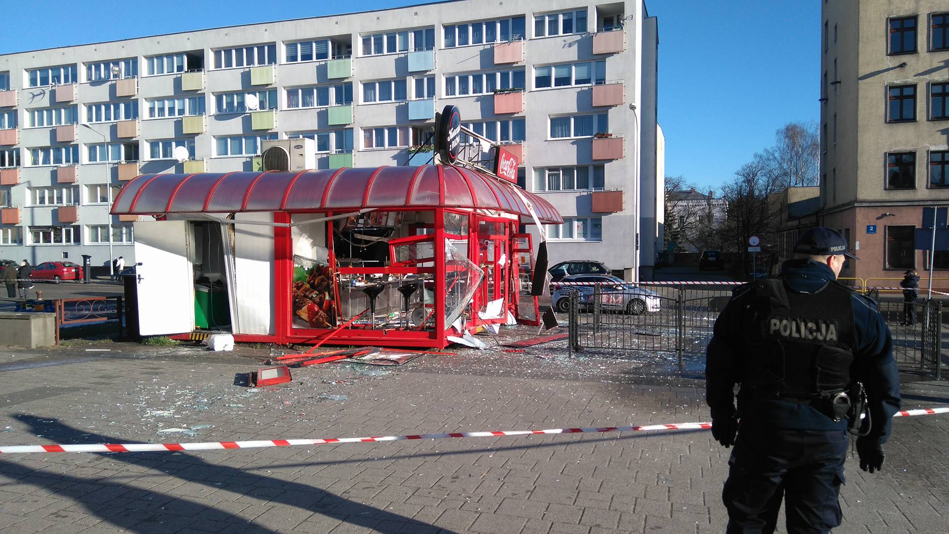 Wybuch gazu na Starym Rynku w Słupsku