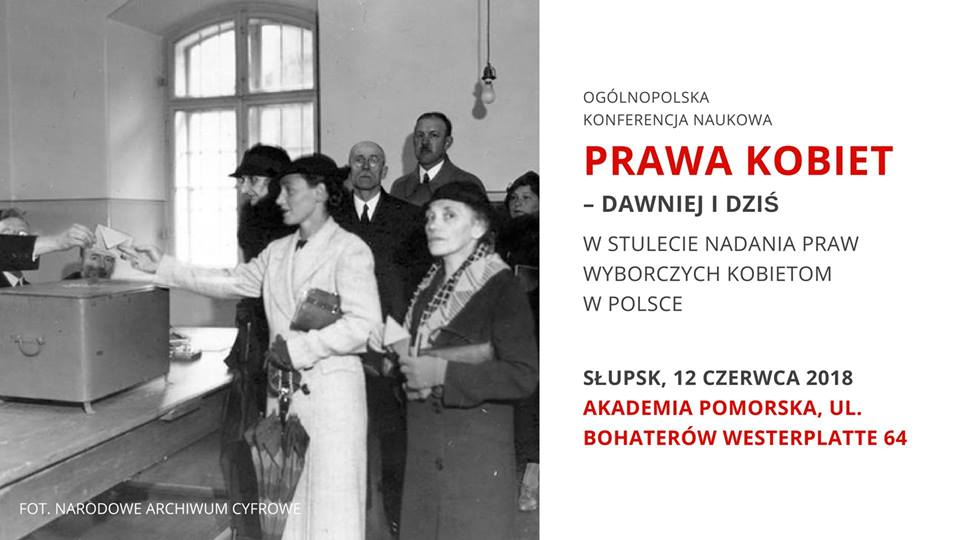 W stulecie nadania praw kobietom-konferencja w Akademii Pomorskiej w Słupsku
