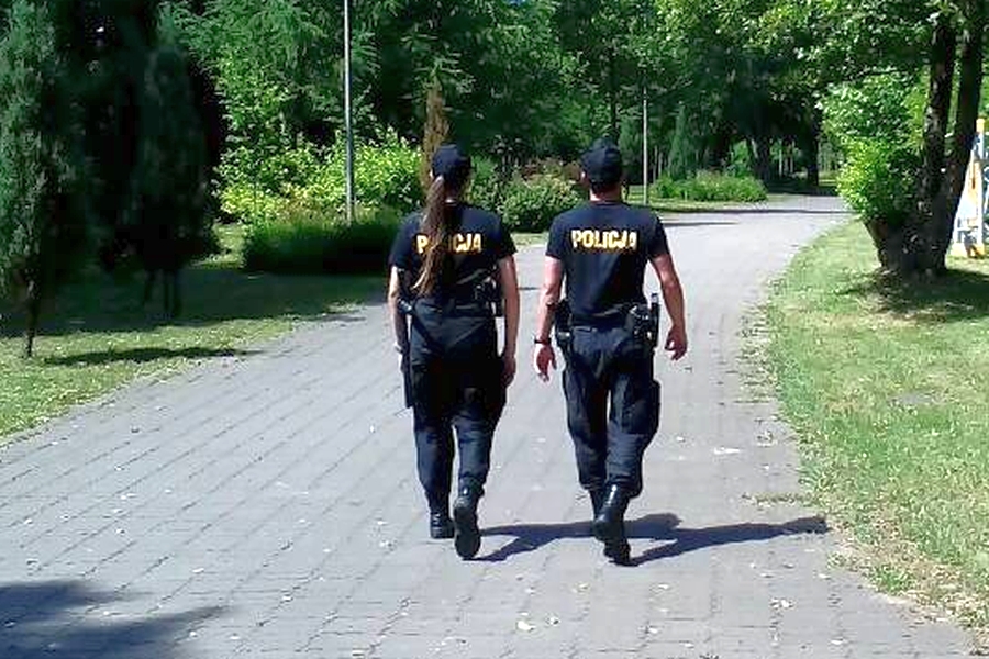 Słuchacze słupskiej Szkoły Policji uczą się służby w praktyce