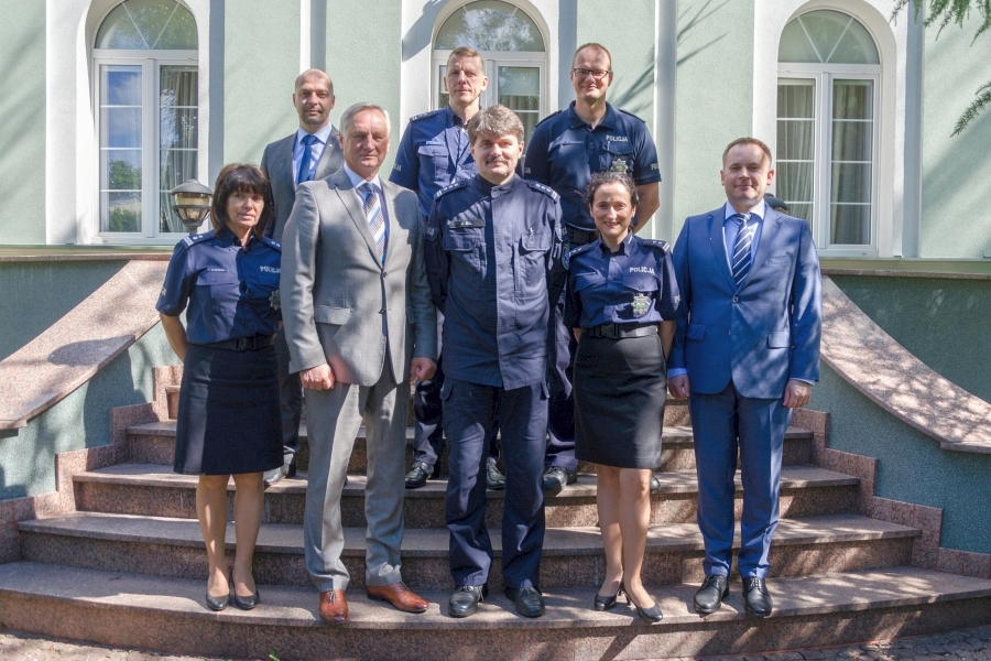 Rozmawiano o dalszej współpracy Szkół Policji ze Słupska i Mastaičiai