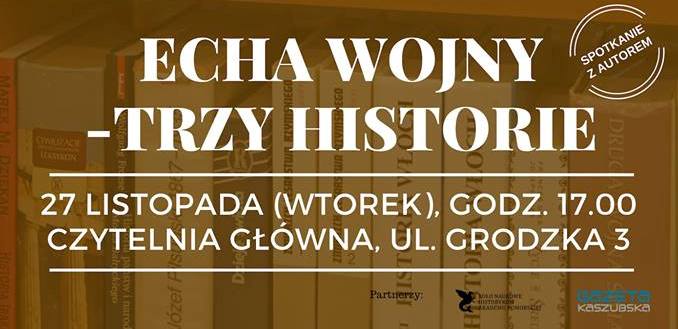 „Echa wojny-trzy historie”-spotkanie w słupskiej bibliotece już w najbliższy wtorek