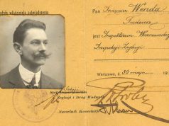 Gdynia celebruje Rok Tadeusza Wendy i przybliża postać budowniczego gdyńskiego portu Tadeusz Wenda na fotografii z 1918 roku w zaświadczeniu Warszawskiej Inspekcji Żeglugi. Źródło: Muzeum Miasta Gdyni
