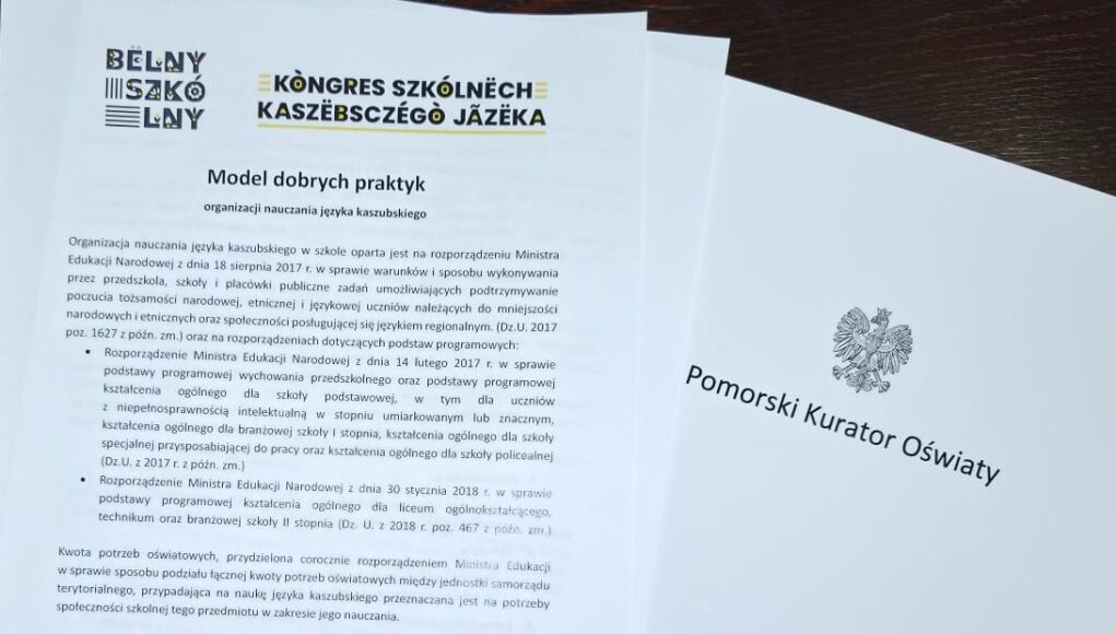 Nowy model wsparcia nauczania jãzëka kaszëbsczégò w szkołach